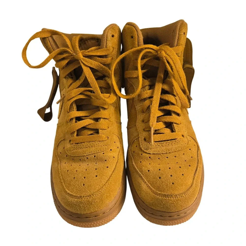 Nike YOUTH Air Force 1 High LV8 (GS)‎ WHEAT SIZE 7Y, FITS WOMEN'S 8.5 LAX